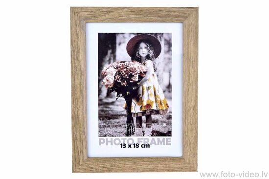 Koka foto rāmis 13x18 cm / Bevel 2 brown